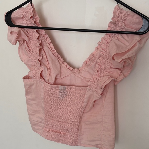 Wild Fable Pink Ruffled Blouse - Picture 5 of 5